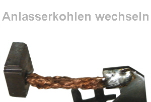 Anleitung Anlasserkohlen wechseln