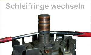 Lichtmaschine Anleitung Schleifringe wechseln