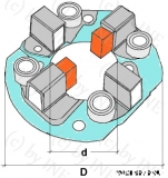 bh 280255 - Brstenhalter fr Hitachi-Anlasser